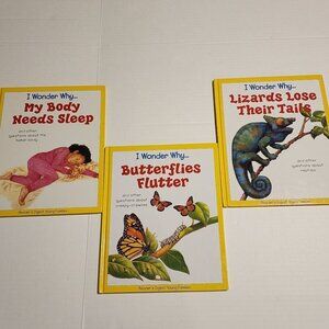 3 books bundle I wonder why... Hard cover Body Butterfly Lizards